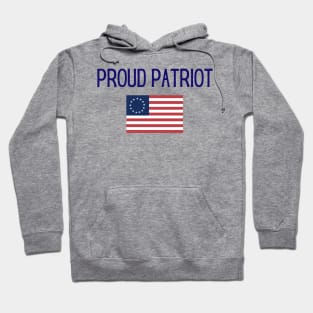 Betsy Ross Flag Patriot Gift Patriotic American Flag Hoodie